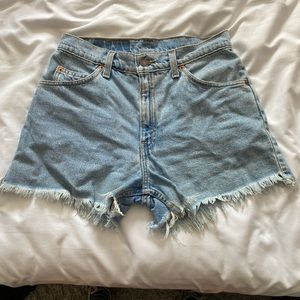 Levi’s High-Waist Jean Shorts